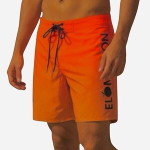 Flomotion Board Shorts Orange Men’s Swim Trunks Sz 30